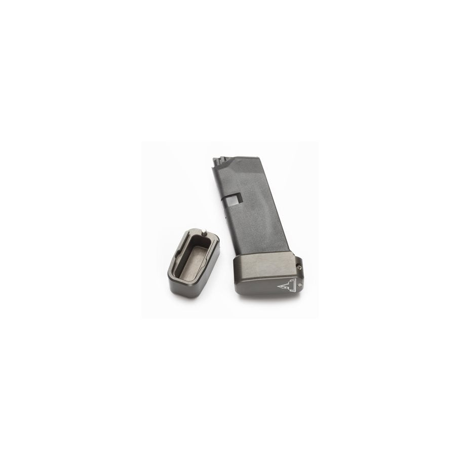 Base Pad for Glock 43 +2 TITANIUM GREY / EN STL