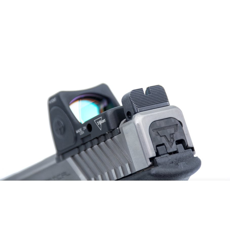 Fiber Optic Sights Set for Glock RMR Co-witness height EN STL