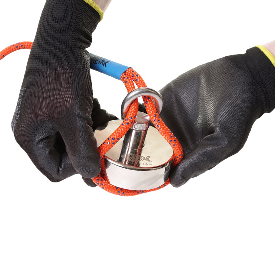 Rep 6 mm, 20 m med karbinhake, dragkraft 720 kg EN STL