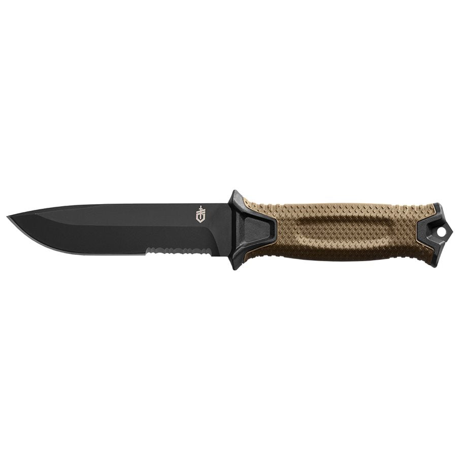 Strongarm Knife Serrated Edge COYOTE / EN STL