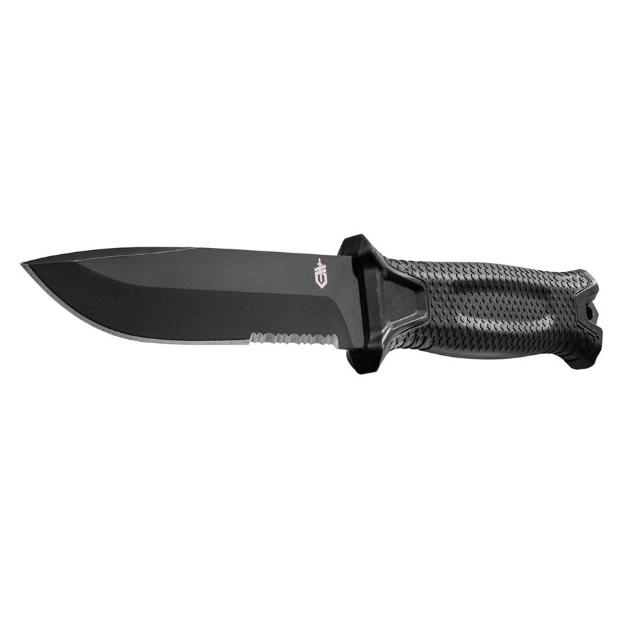 Strongarm Knife Serrated Edge Black BLACK / EN STL