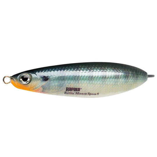 Minnow Spoon Rattlin 8 cm, Vasskyddat bete