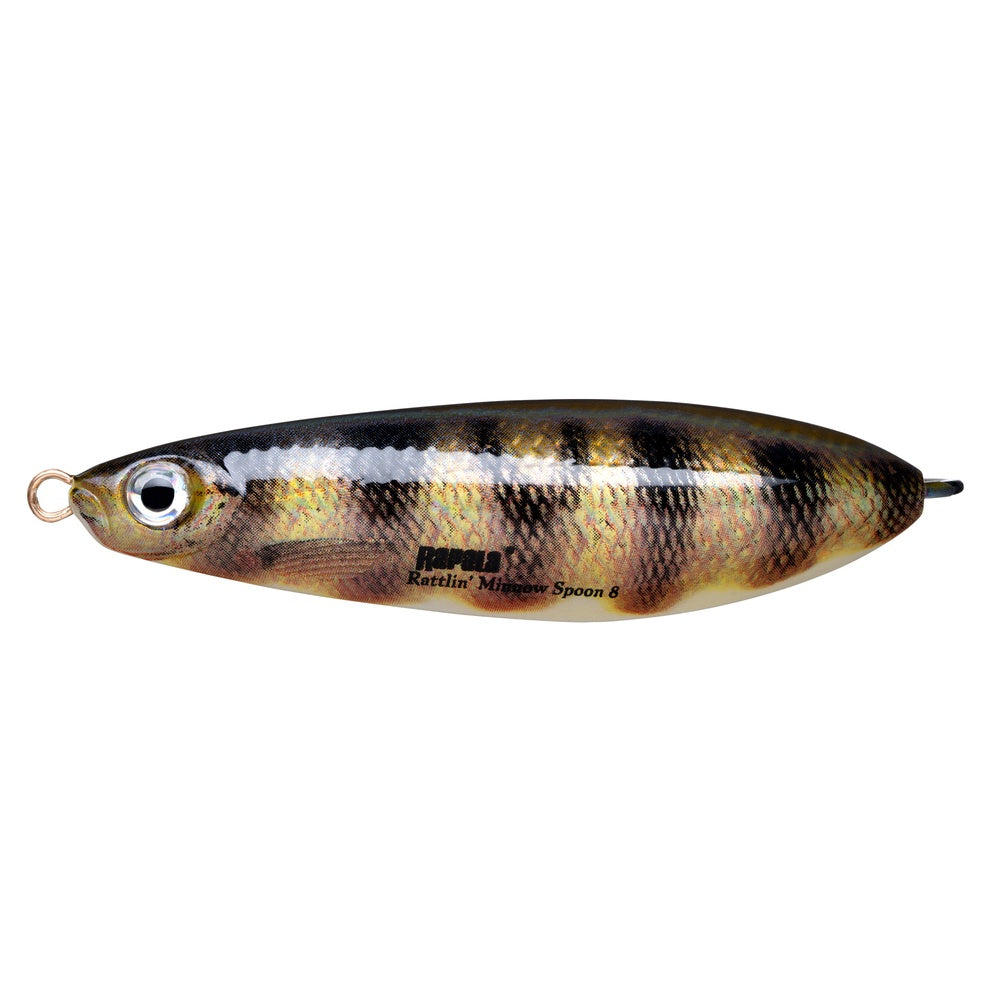 Minnow Spoon Rattlin 8 cm, Vasskyddat bete PEL / 8 CM / 22 GRAM