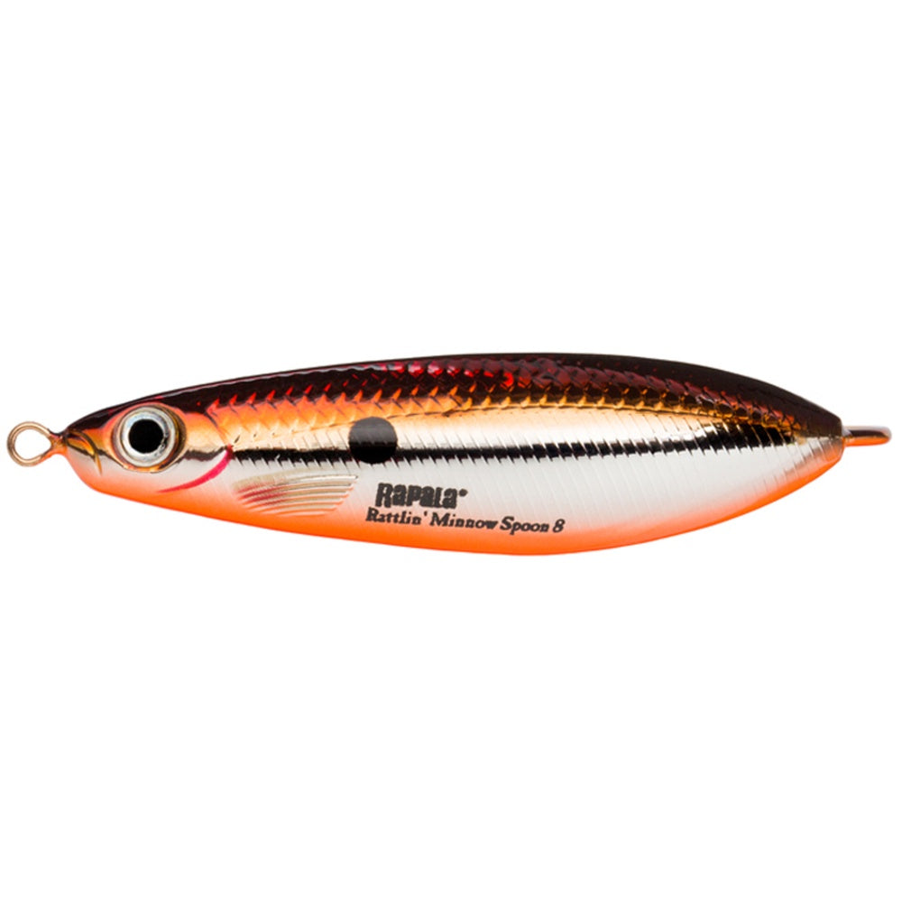 Minnow Spoon Rattlin 8 cm, Vasskyddat bete SBR / 8 CM / 22 GRAM