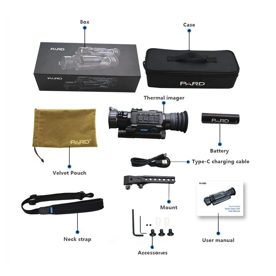 SA62 LRF 2,2-17,6x35 mm, 640 x 480 Värmesikte Med Laseravståndsmätare EN STL