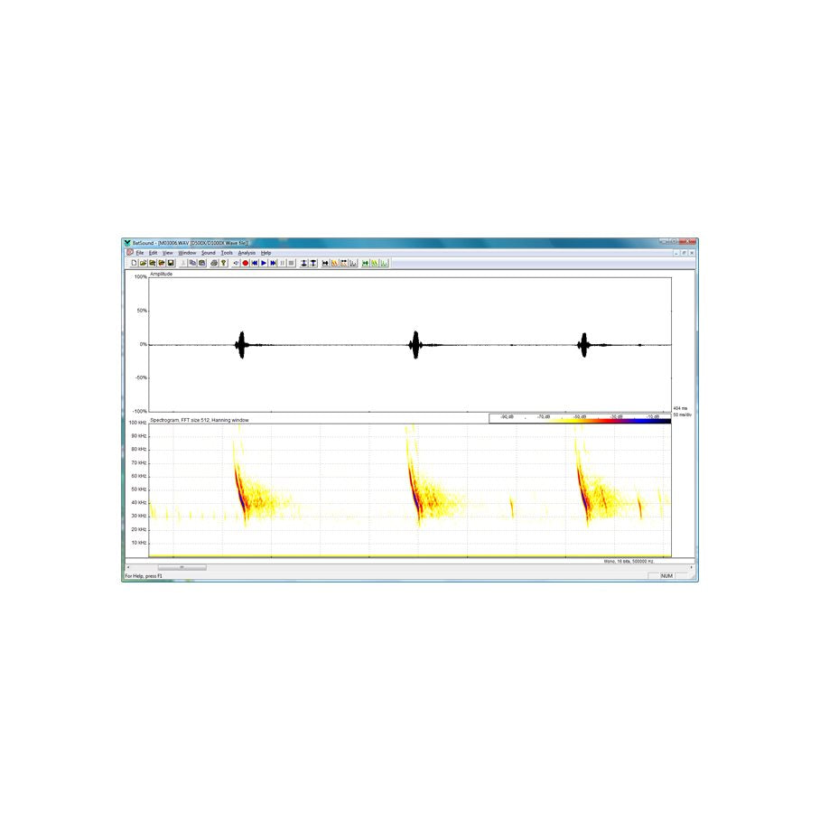 BatSound Ljudanalysprogram, Version 4.2 EN STL