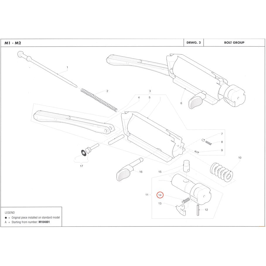 Extractor Spring, M2 EN STL