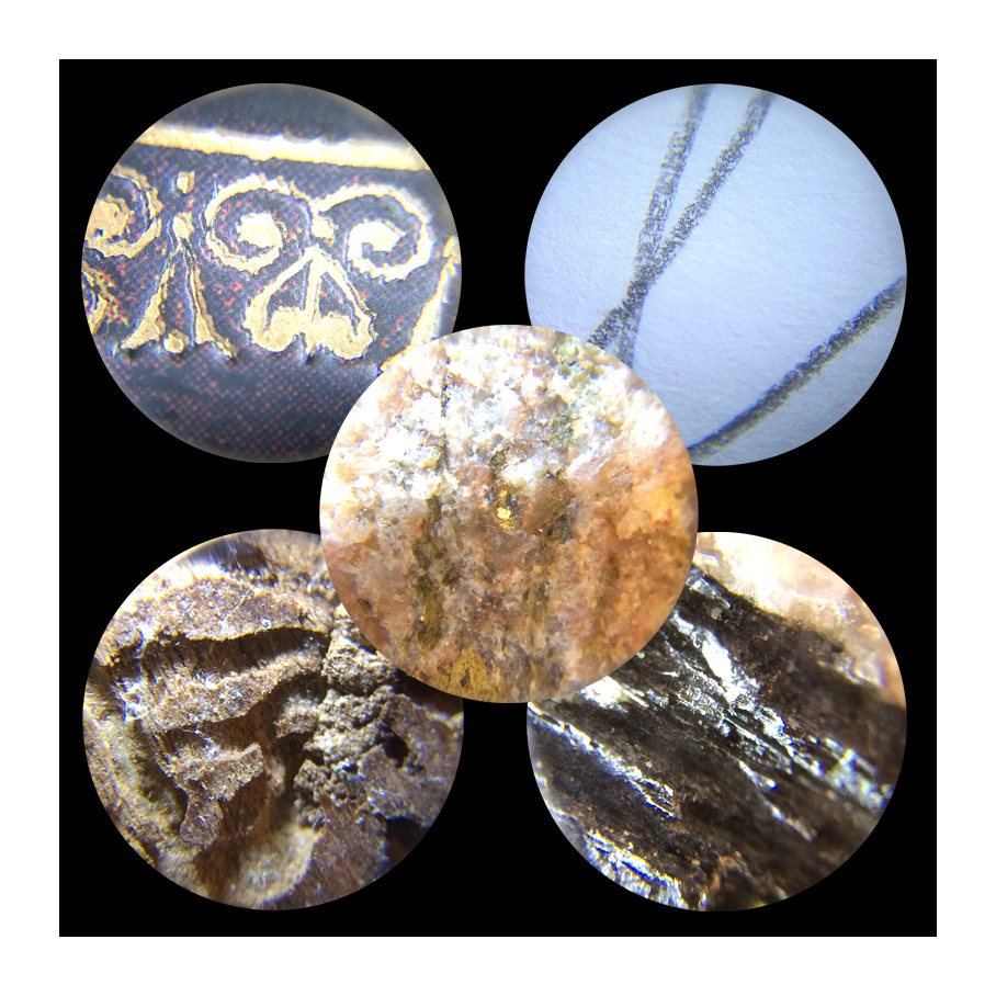 Fickmikroskop, juvelerarlupp 45x för yrke och hobby EN STL