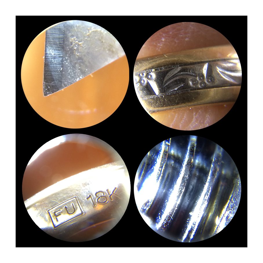 Fickmikroskop, juvelerarlupp 45x för yrke och hobby EN STL