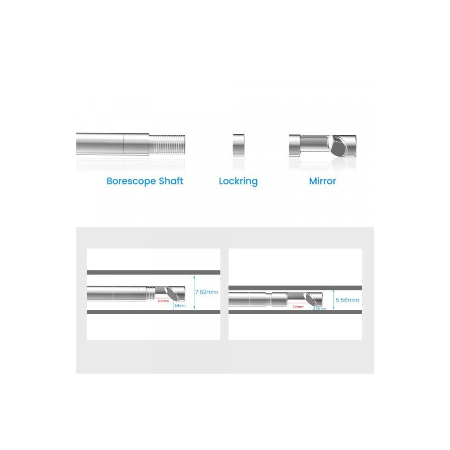 Borescope kamera med Wifi EN STL