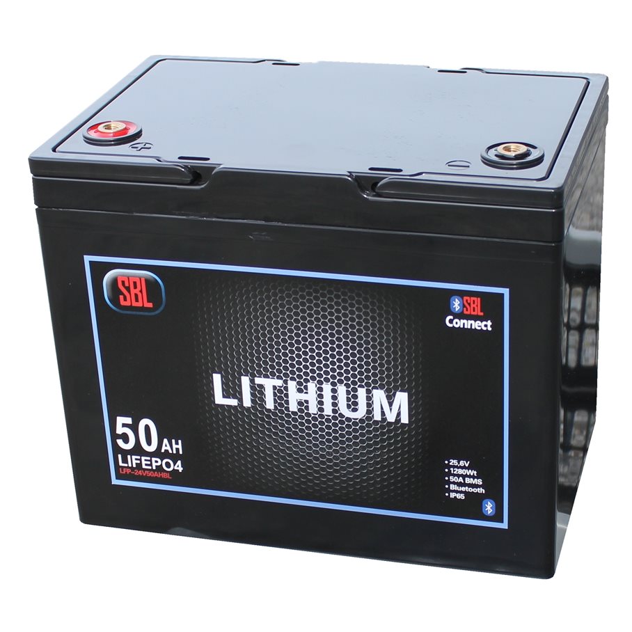 Lithium Batteri 24V 50 Ah Bluetooth Heat 50AH