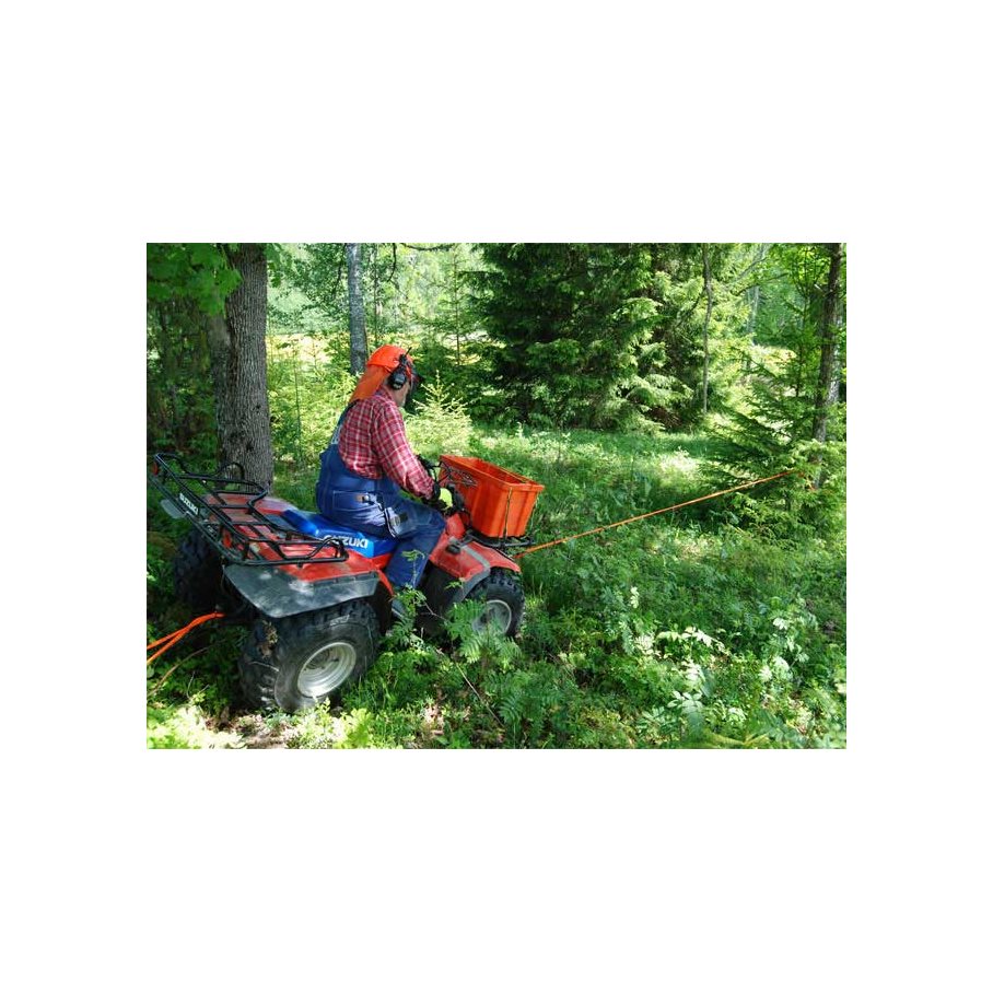 4X4 ATV set med 2 olika starka linor varav en bogserlina EN STL