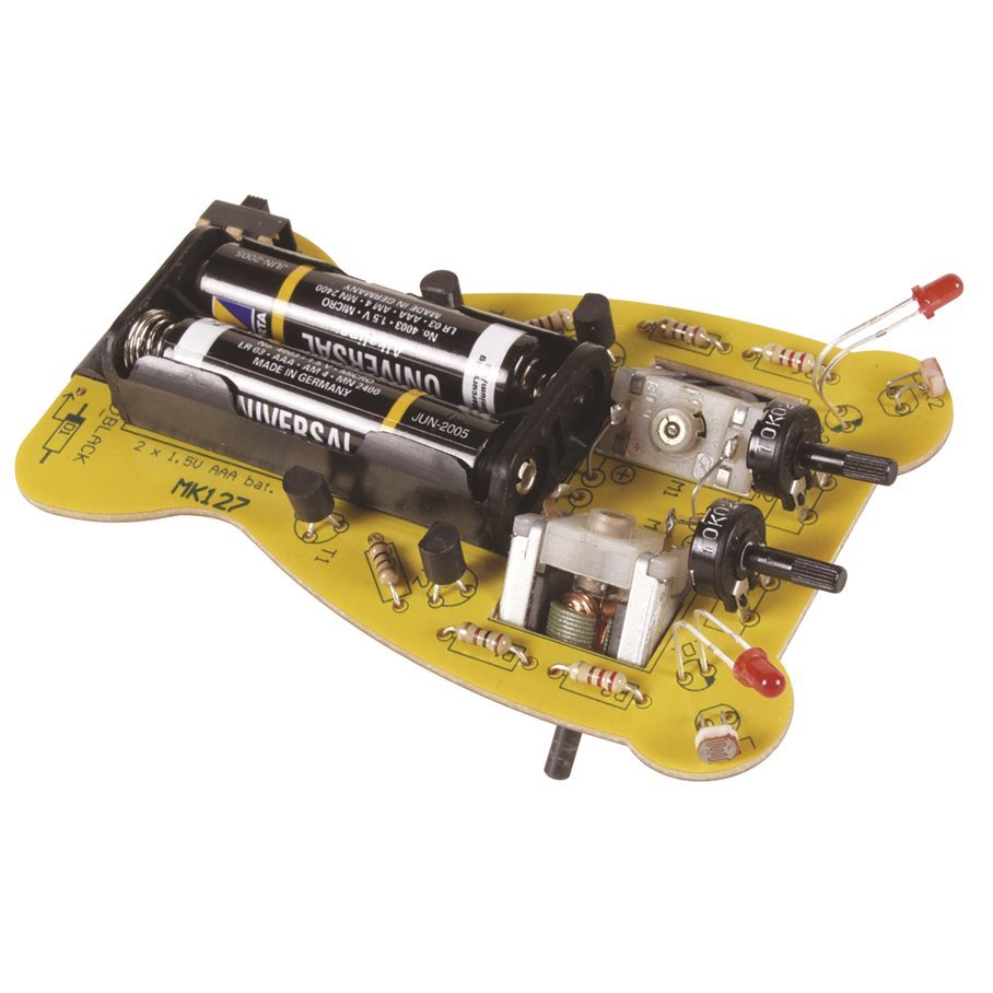 Ljusrobot Microbug - Byggsats, Lödning EN STL