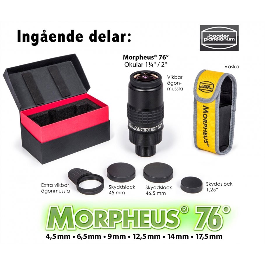 Morpheus 76-graders vidvinkelokular 4,5 MM