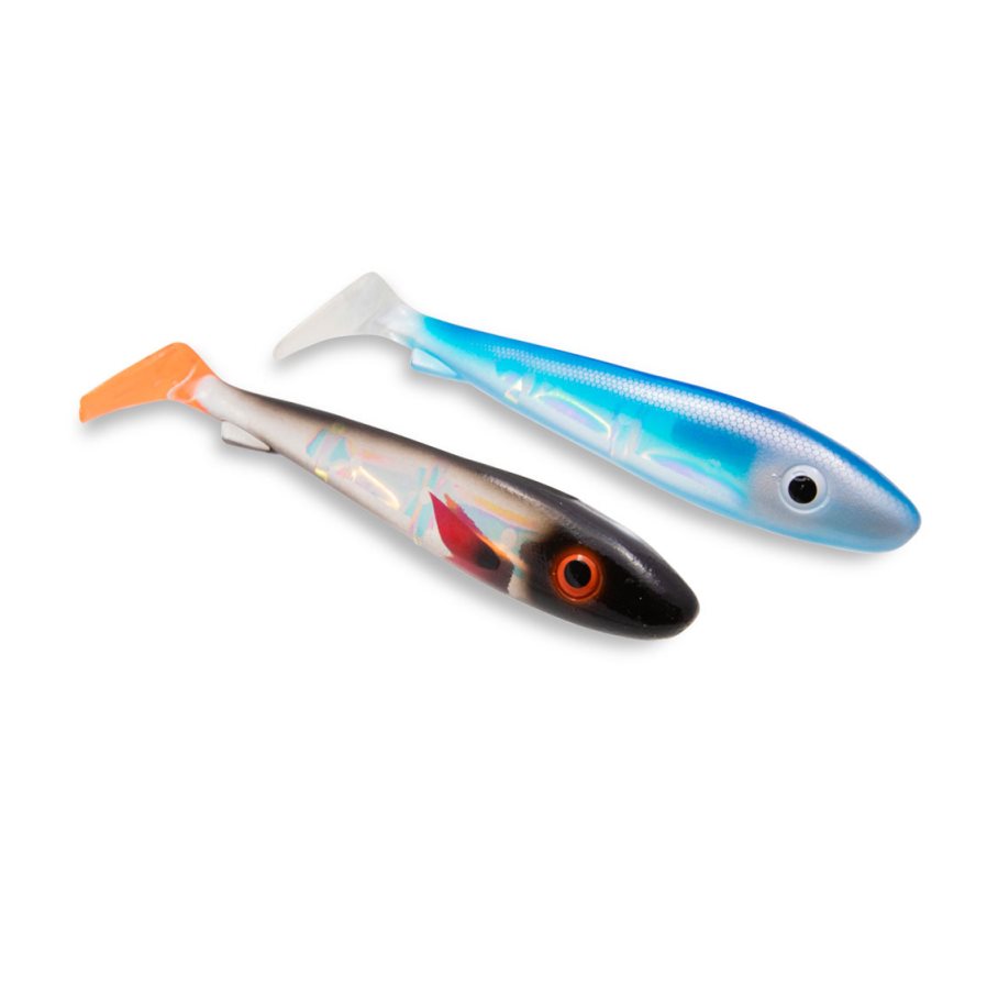 McRubber Flash 17 cm 2-pack BLUE SILVER OCH SOBER HOT TAIL / 17CM / 47G