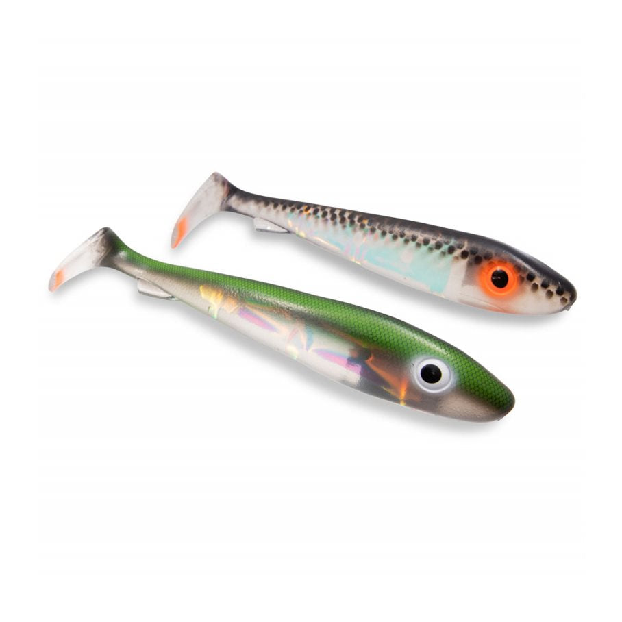 McRubber UV Series JR 17 cm Gummibete UV BLACK BACK OCH UV RUGEN HERRING FLASH / EN STL