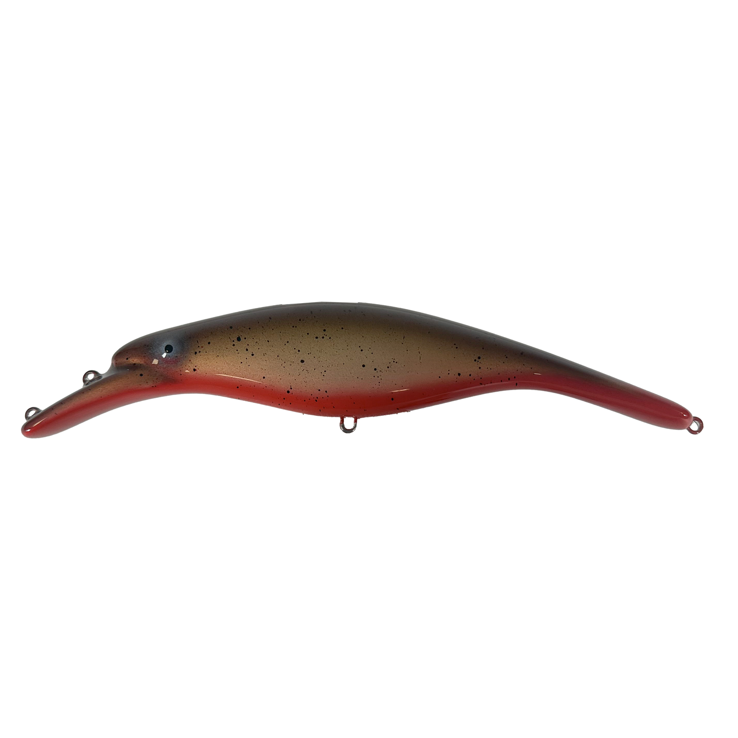 Platypus 19 cm GoFish Custom Wobbler BROWN RED BELLY / 19 CM