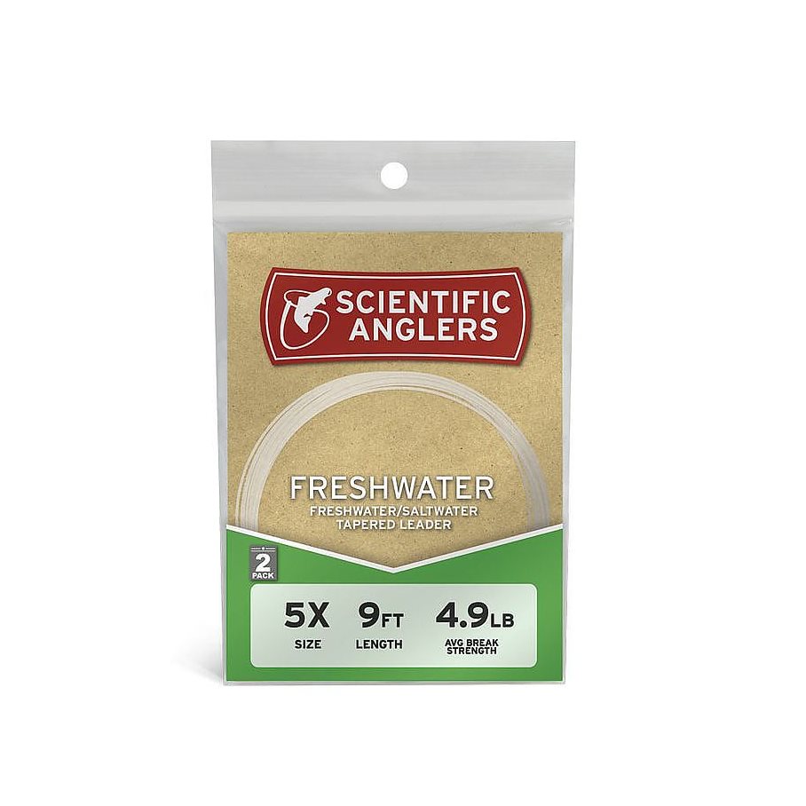 Freshwater Leader 9 fot Nylontafs 3X (CA 0,20 MM)