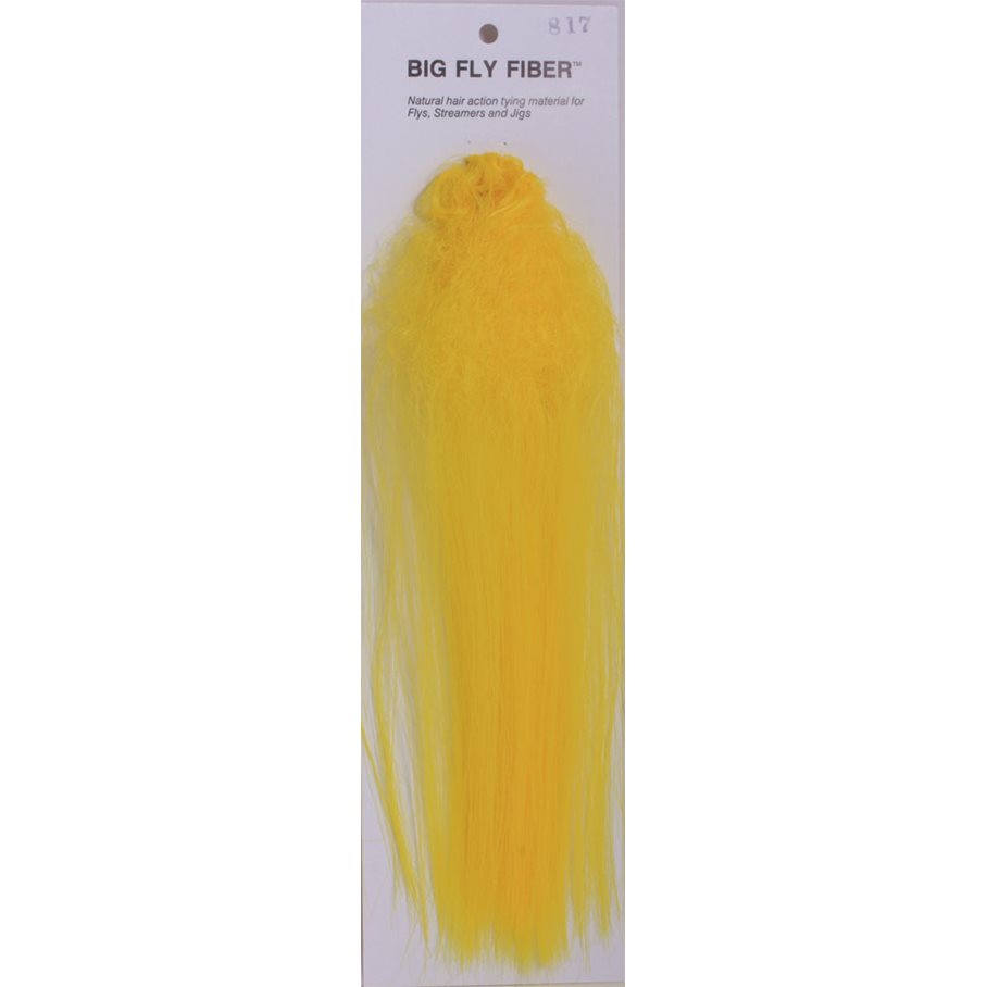 Big Fly Fiber Syntethår YELLOW / EN STL