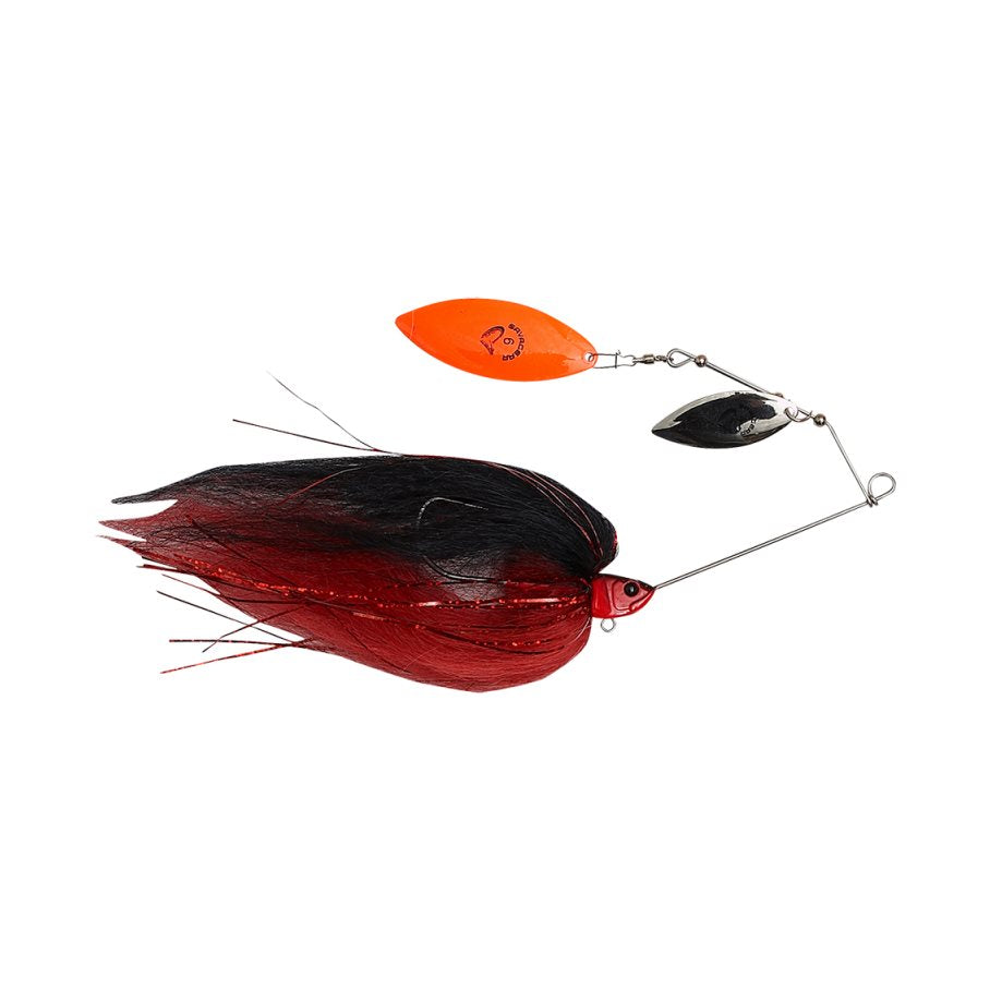 DA Mega Bush 55 g Spinnerbait RED/BLACK / EN STL