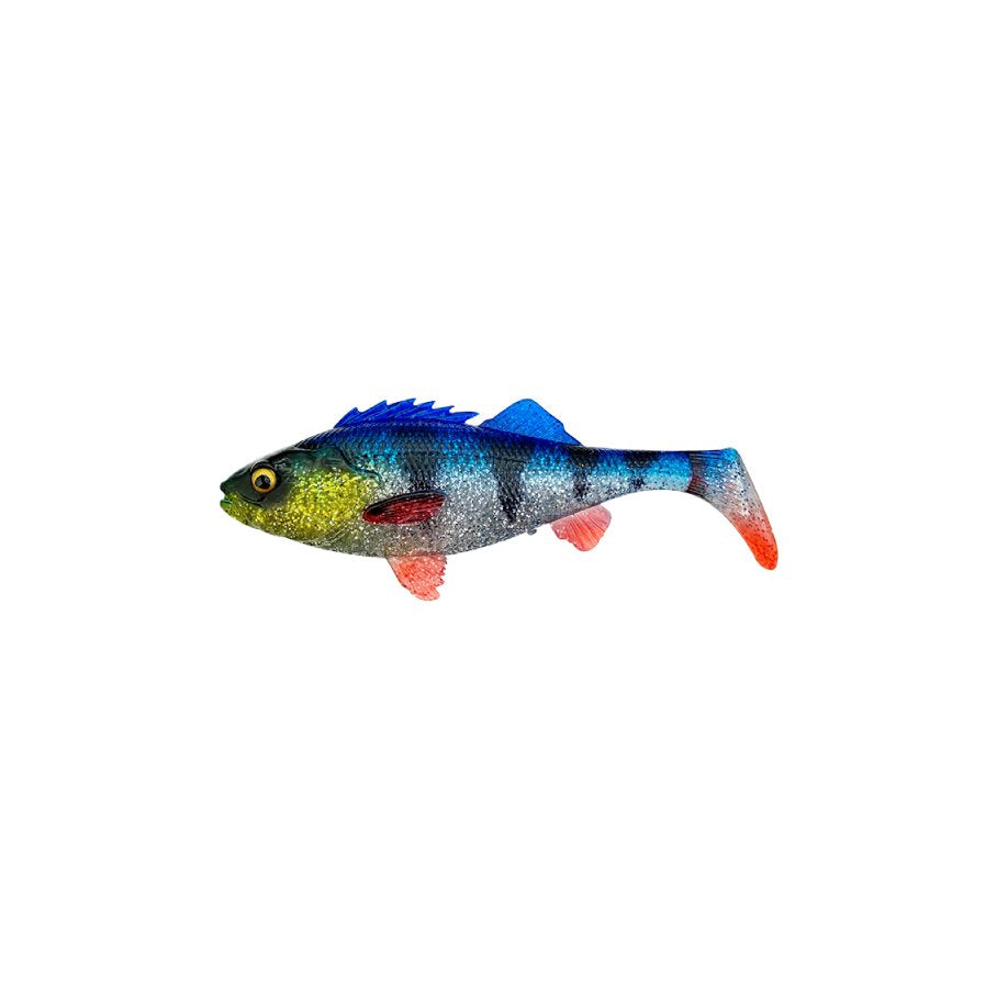 4D Perch Shad 20 cm Gummibete BLUE SILVER / EN STL