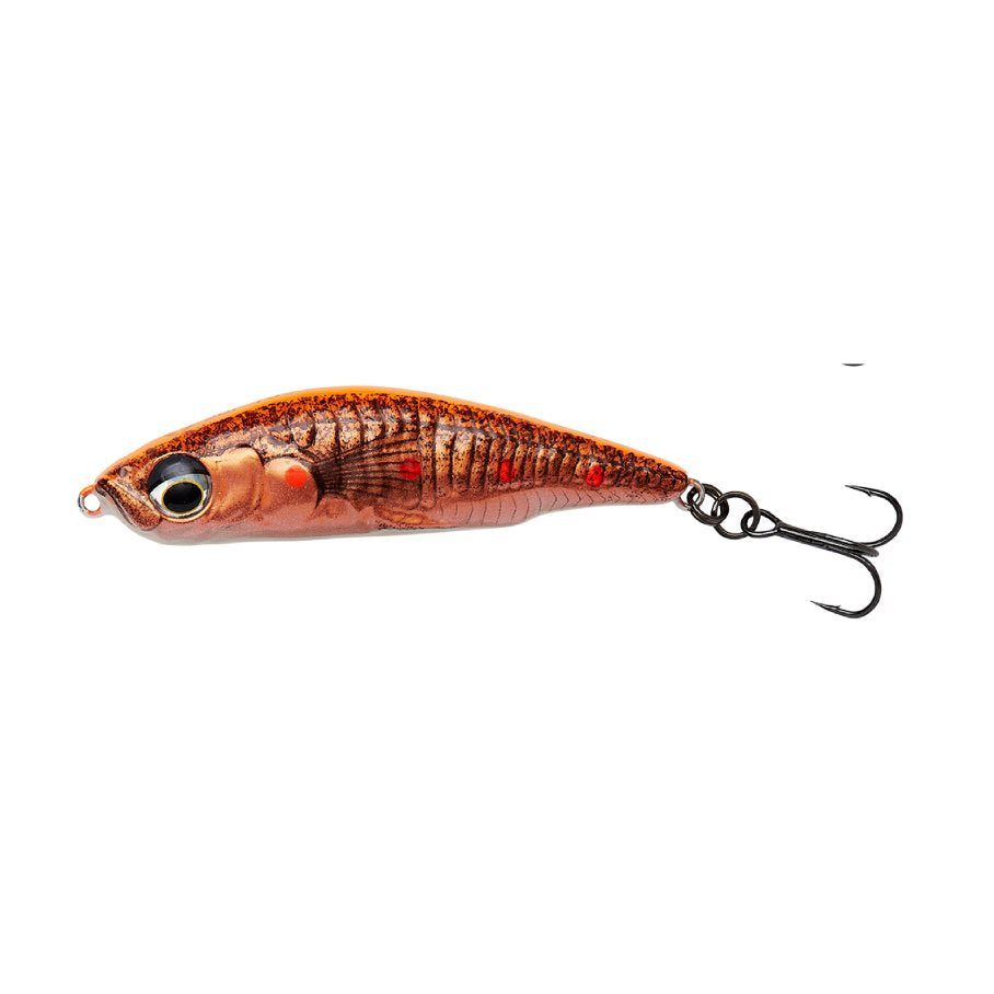 3D Sticklebait Pencil 7,5cm 17g Sinking Skeddrag FLUO ORANGE / 7,5 CM & 17 G