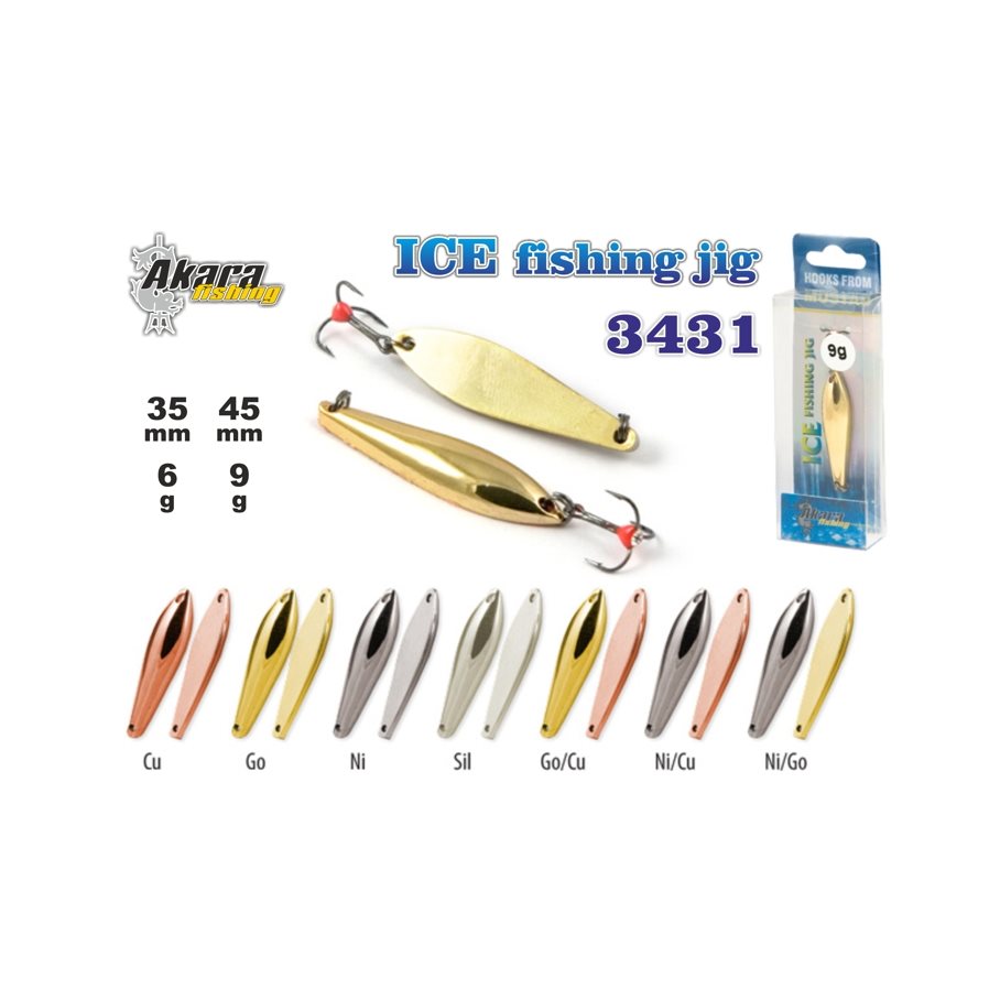 Pirk 3431 40 mm, 9 g GULD/KOPPAR / EN STL