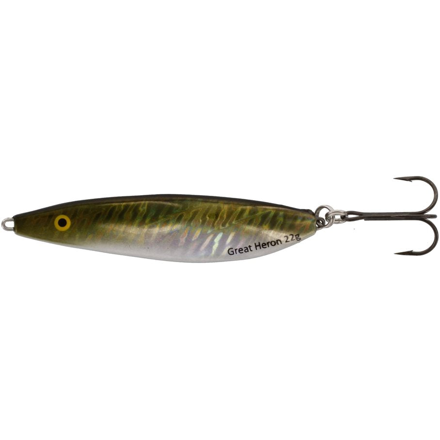 Great Heron 13 g Skeddrag GREEN SARDINE / EN STL