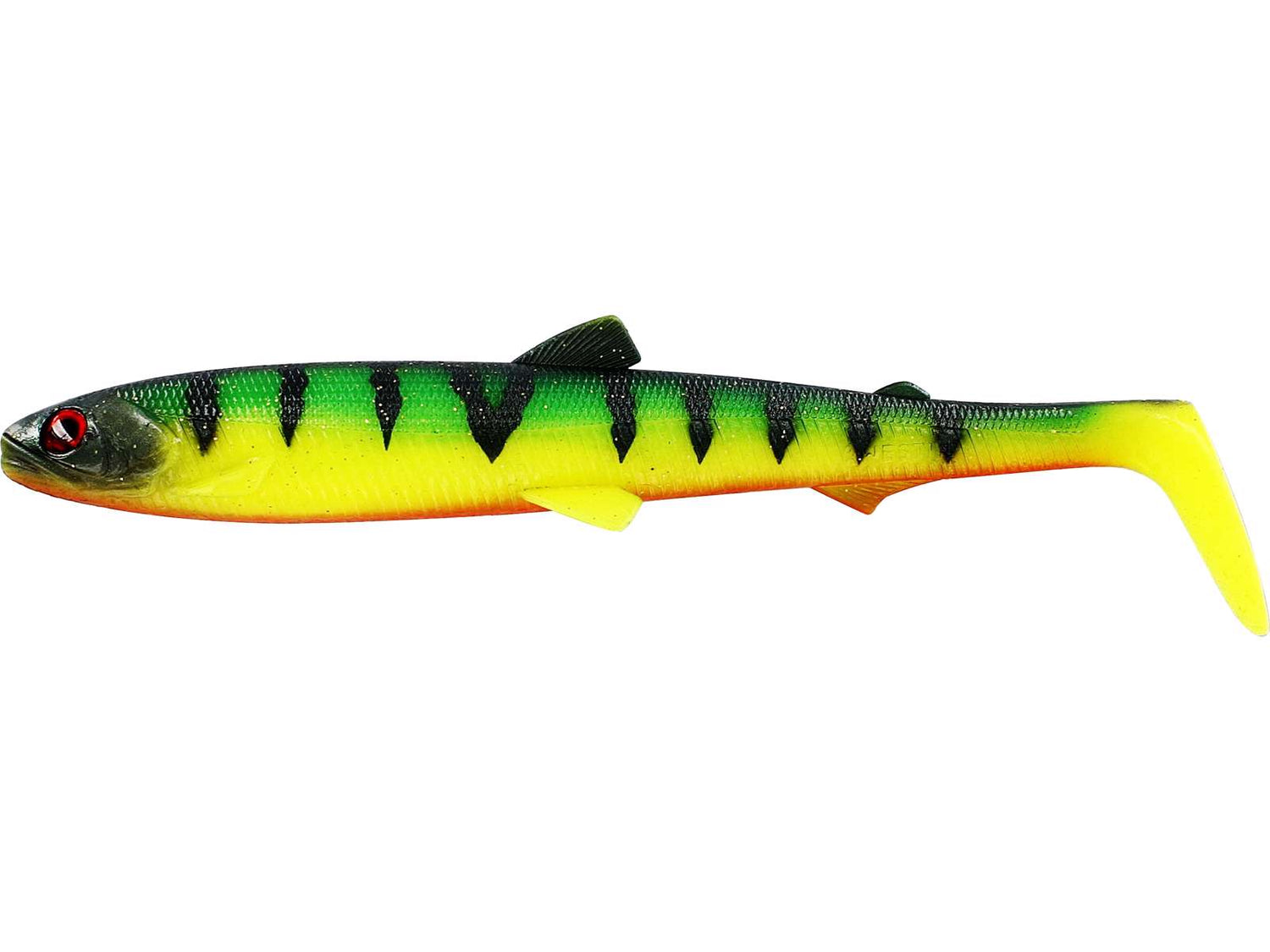 Bullteez Shadtail Predatorbete 18 cm 53 g TIGER PERCH / EN STL
