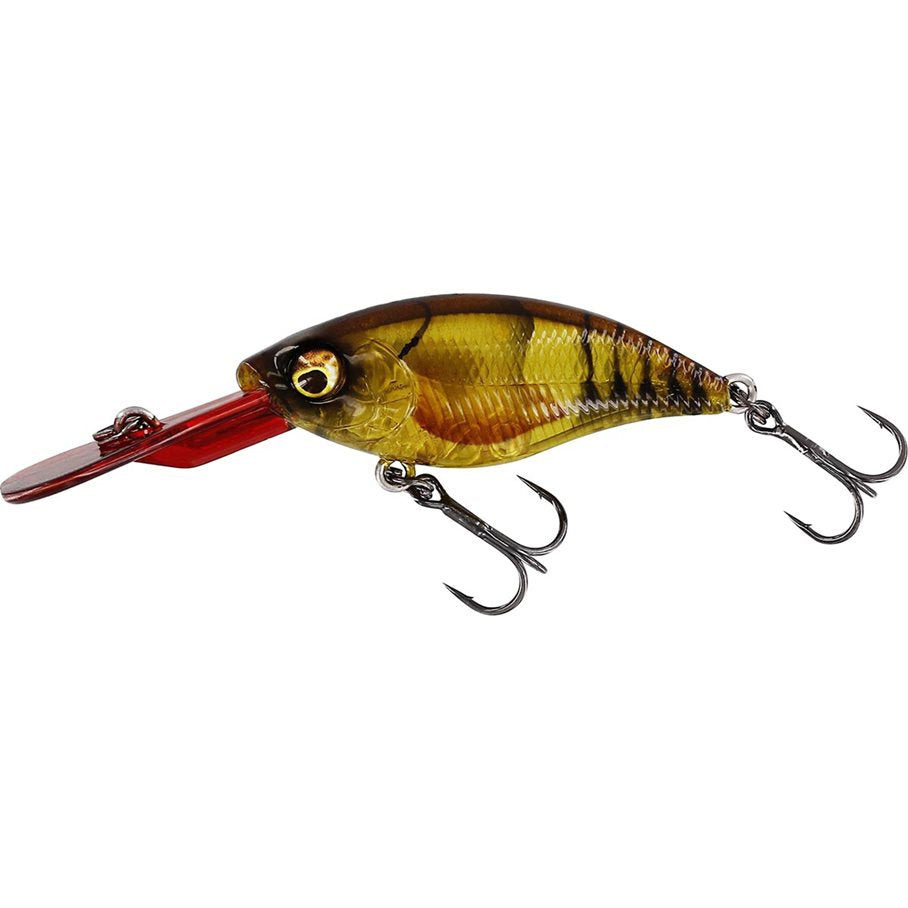Buzzbite Crankbait 4 cm 4 g Low Floating Wobbler CLEAR BROWN CRAW / EN STL