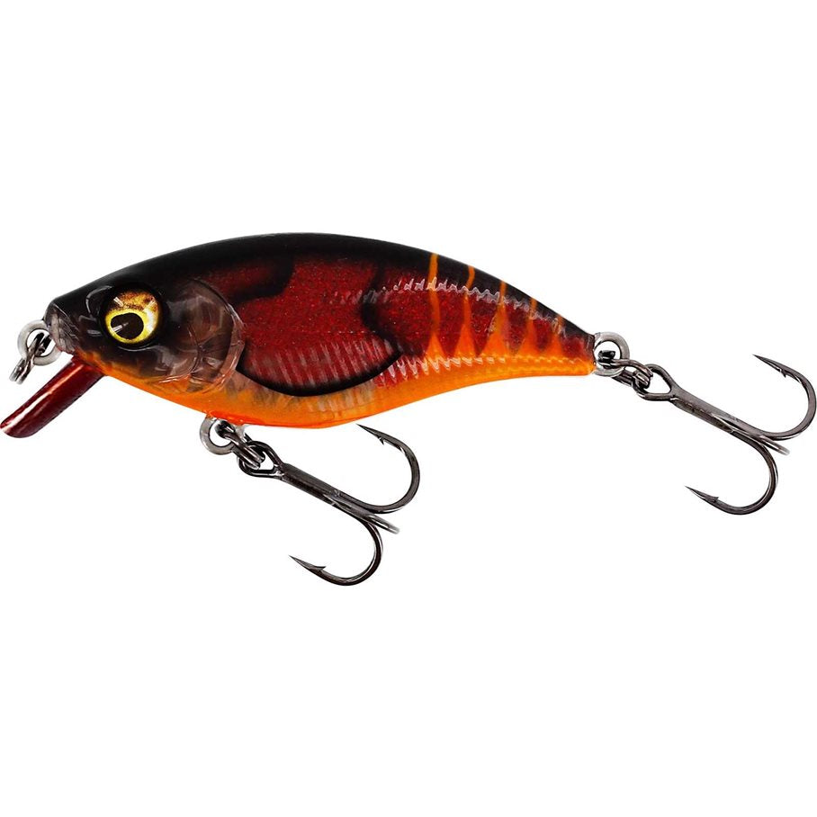 Buzzbite SR Crankbait 5 cm 6 g Low Floating Wobbler FIRE CRAW / EN STL