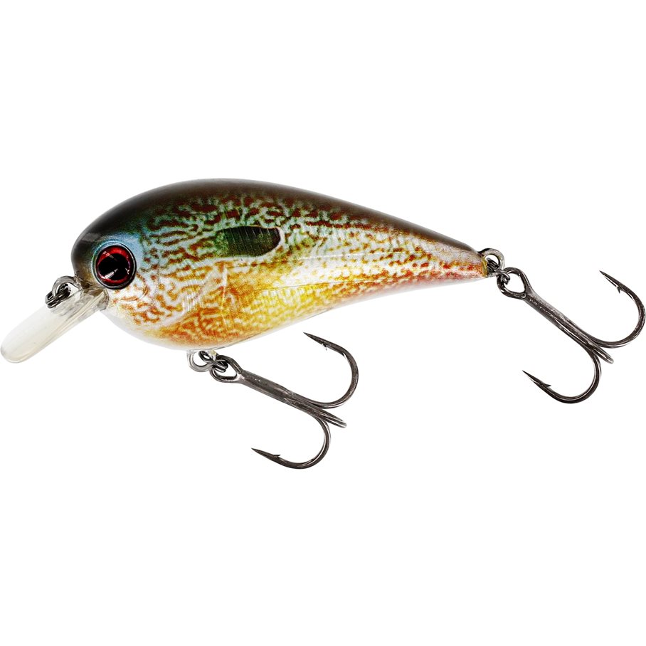 BassBite 2.5 Squarebill Wobbler REAL PUMPKINSEED / 7 CM / 16 GRAM FLYTANDE