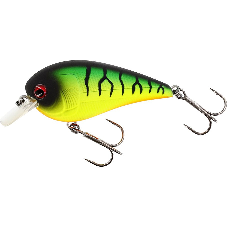 BassBite 1.5 Squarebill Wobbler FIRETIGER / 6 CM / 13 GRAM FLYTANDE