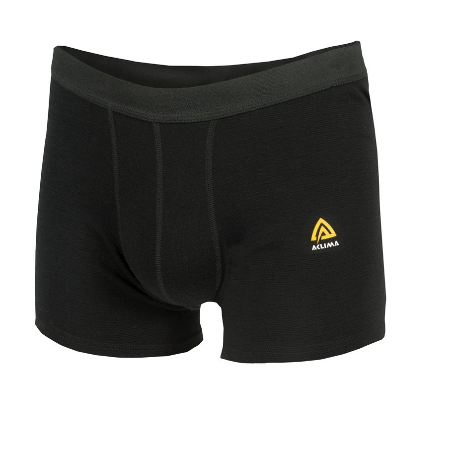 WarmWool Boxer Shorts Men JET BLACK / XXL