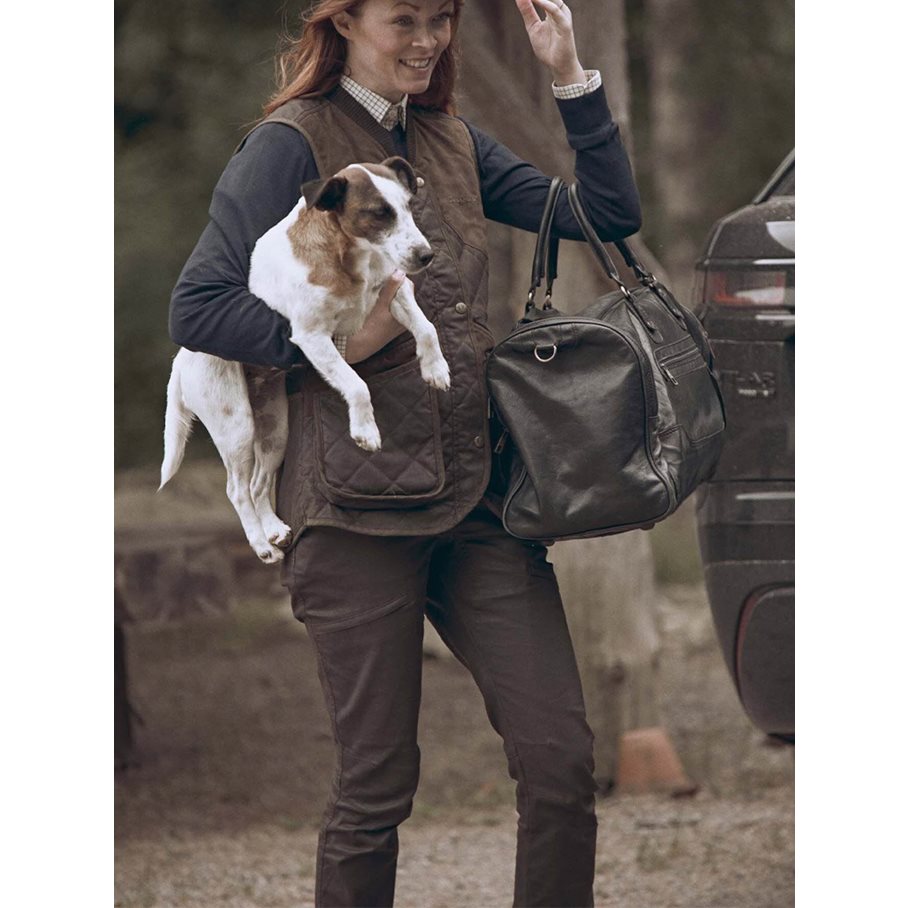 Vintage Byxor Dam BRUN / 46