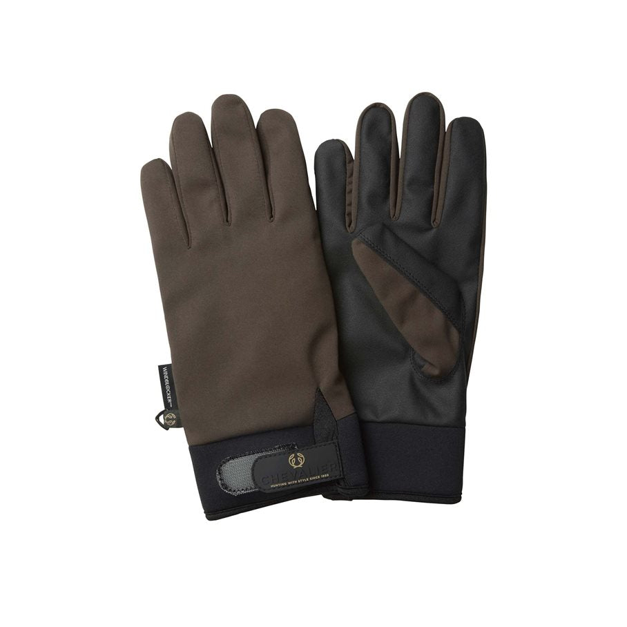 Windblocker Warm Shooting Gloves LEATHER BROWN / 7