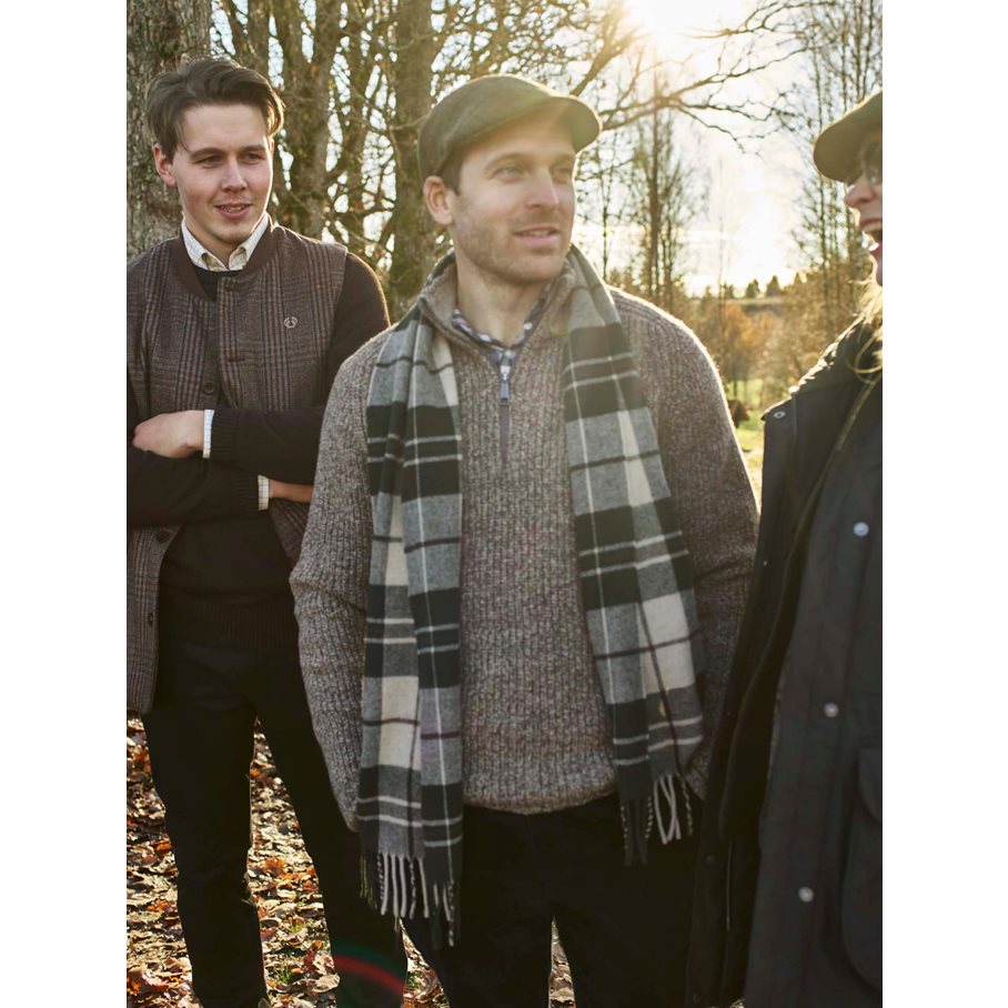 Groby Half Zip Wool Pullover Men SADDLE BROWN NEPS / XXL