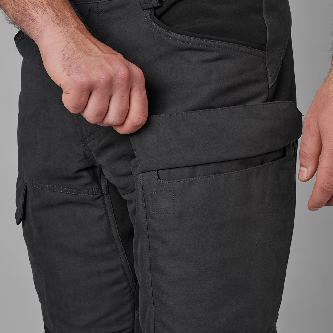 Scandinavian byxor PHANTOM GREY/BLACK / 48