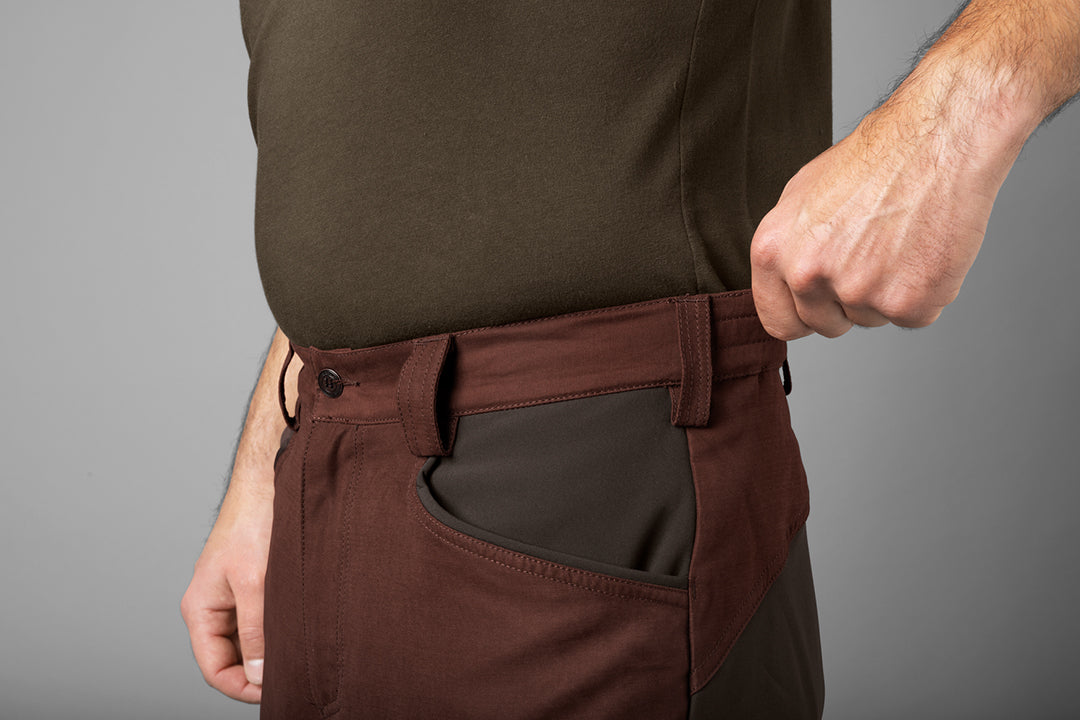 Scandinavian byxor BLODSTONE RED/SHADOW BROWN / 54