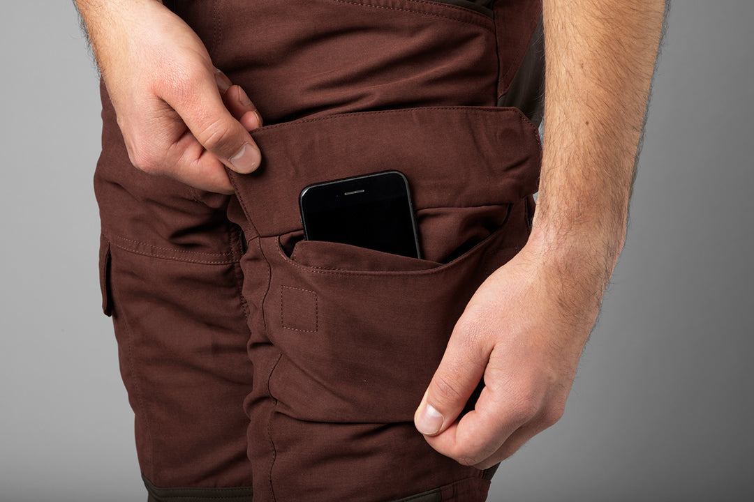 Scandinavian byxor BLODSTONE RED/SHADOW BROWN / 48/31