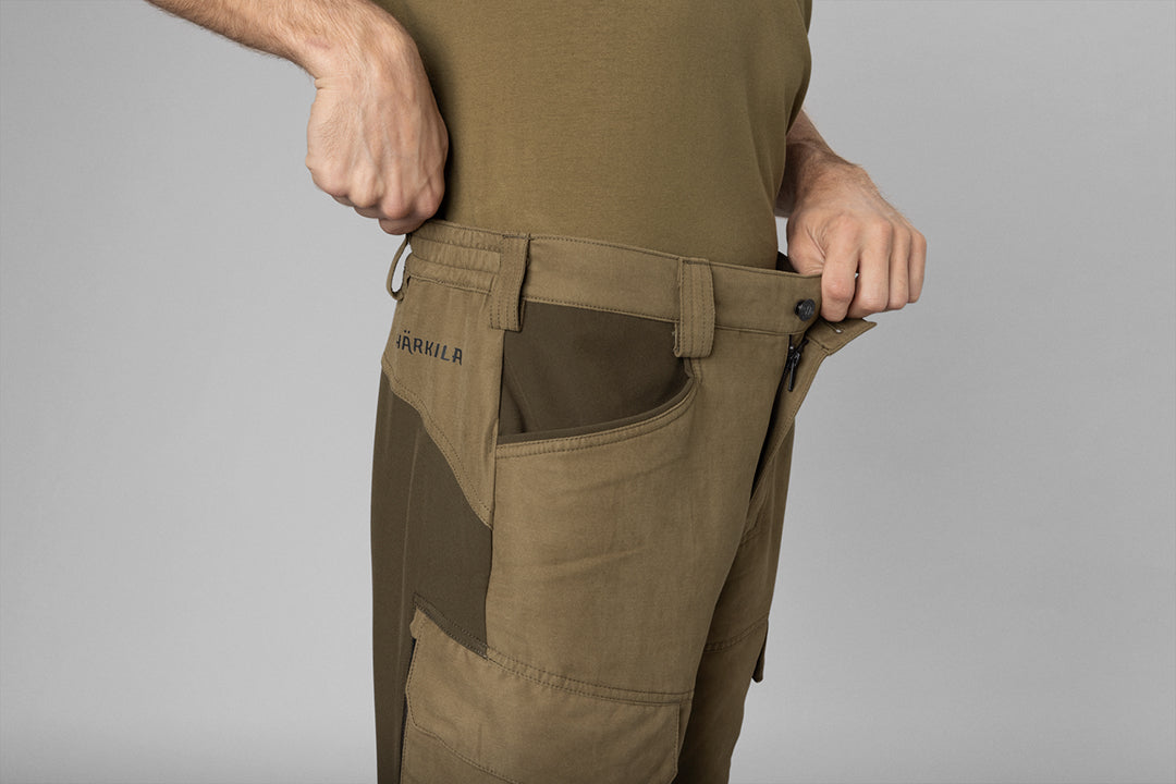 Scandinavian byxor DARK ANTIQUE BRONZE/WILLOW GREEN / 60/32