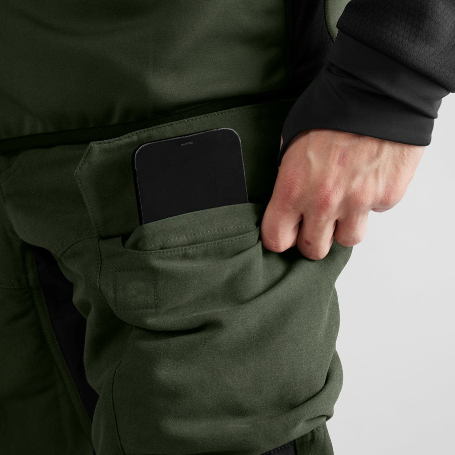 Scandinavian byxor Duffel GREEN/BLACK / 60