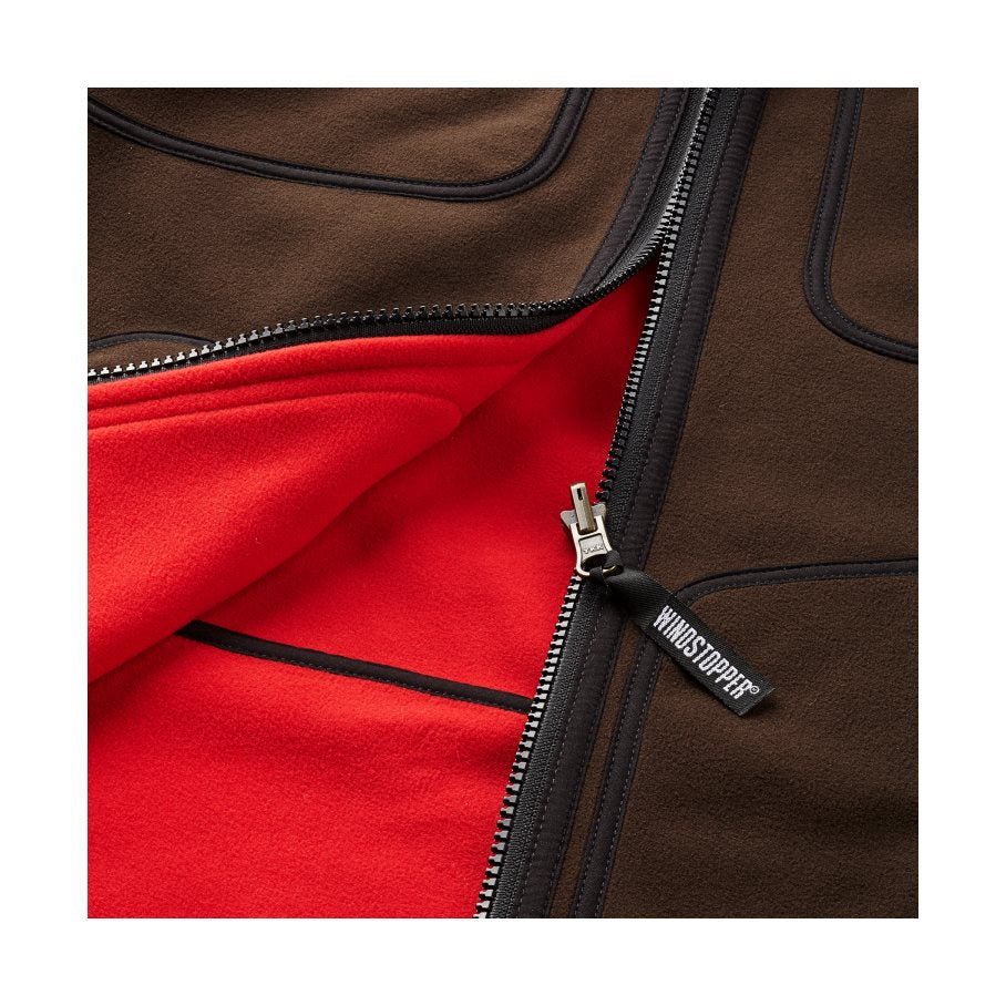 Kamko Fleece, Vändbar BRUN/RÖD / XXL