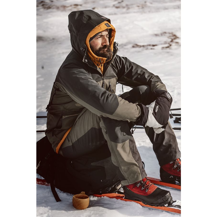 Makke Pro Mens Jacket FOREST GREEN/CHARCOAL / L