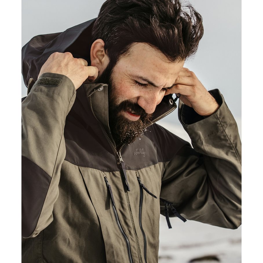 Makke Pro Mens Jacket FOREST GREEN/CHARCOAL / M