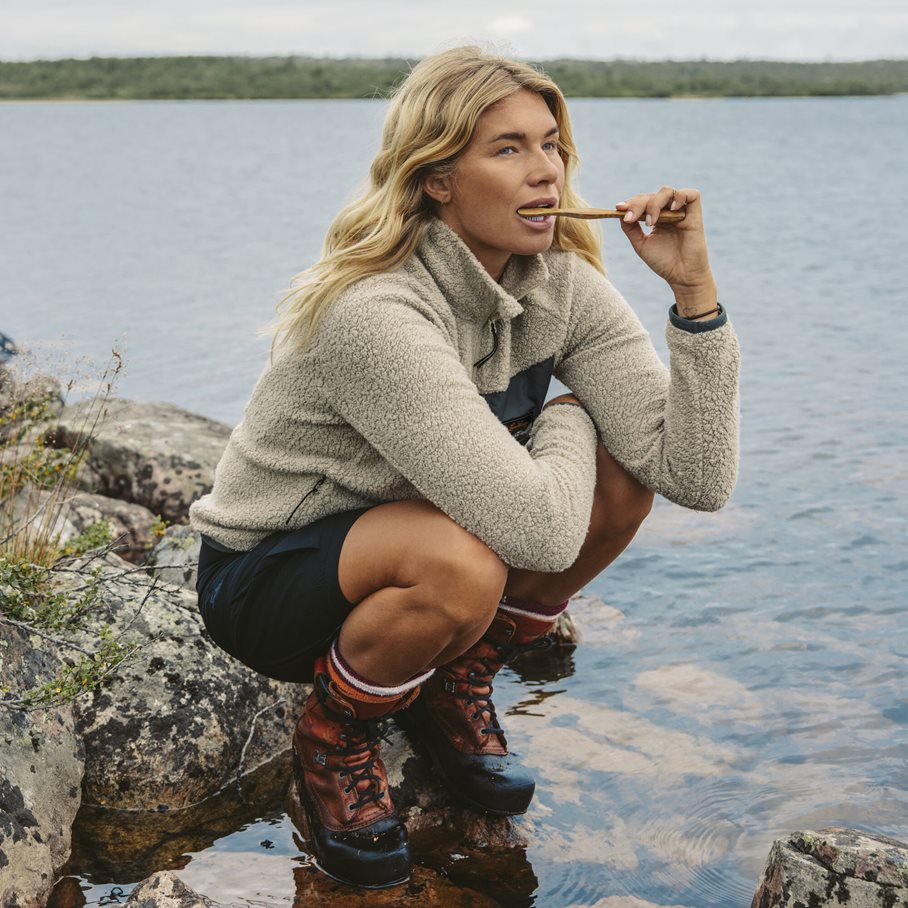 Flok Wool Womens Pile SAND / XL