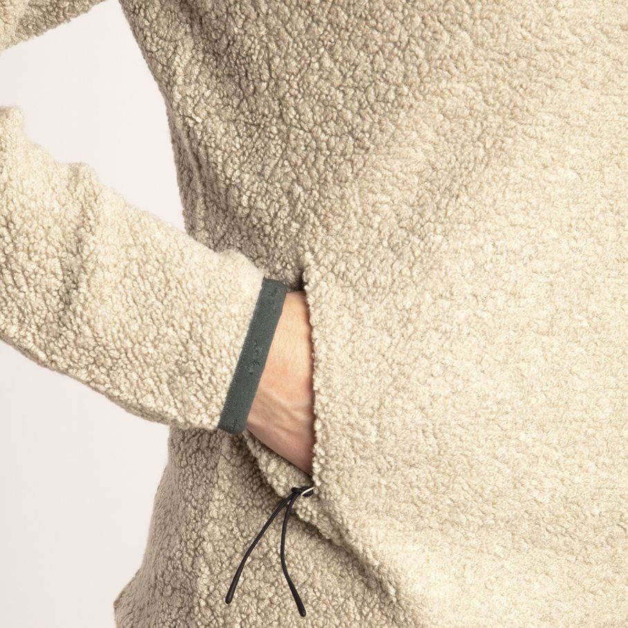 Flok Wool Womens Pile SAND / XL