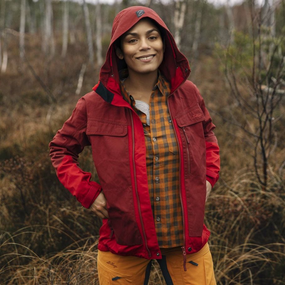 Authentic Womens Jacket RED/DARK RED / M