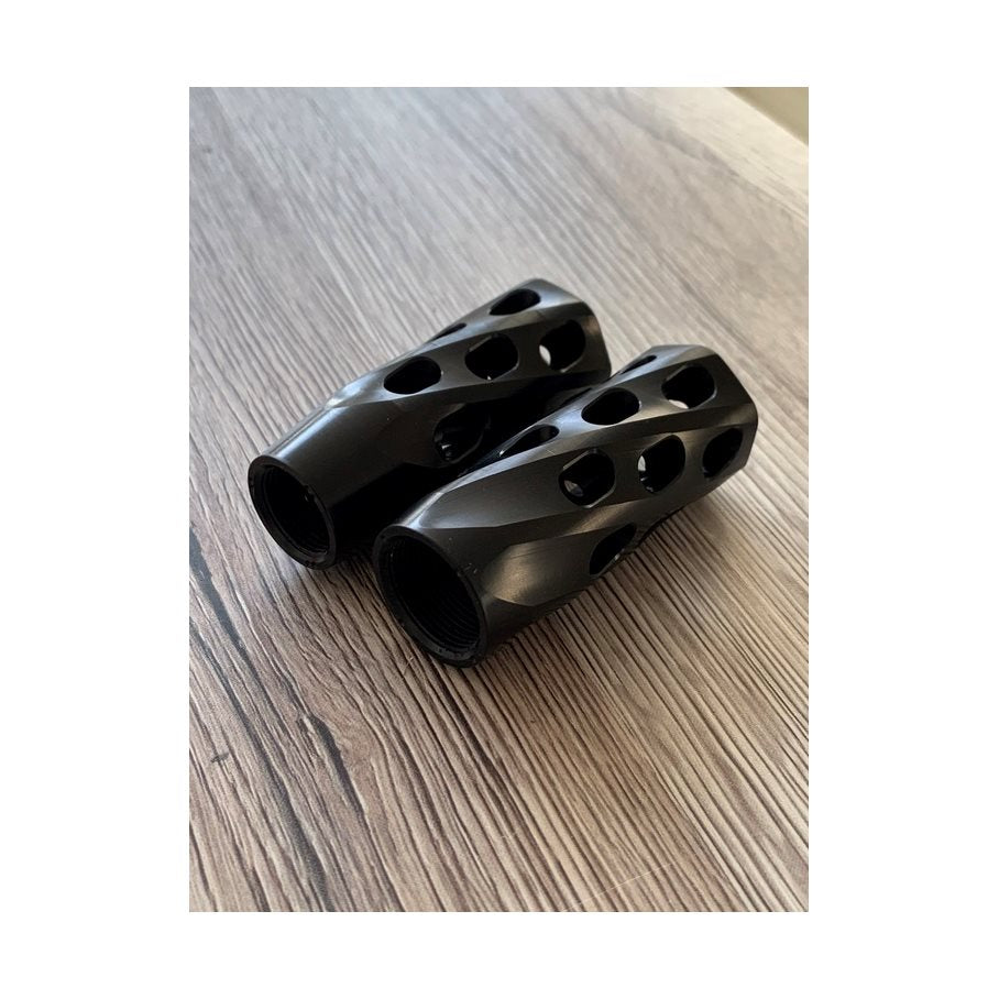 HX Rekylbroms SVART / GÄNGA M18X1 & KALIBER .375 (9,3 MM)