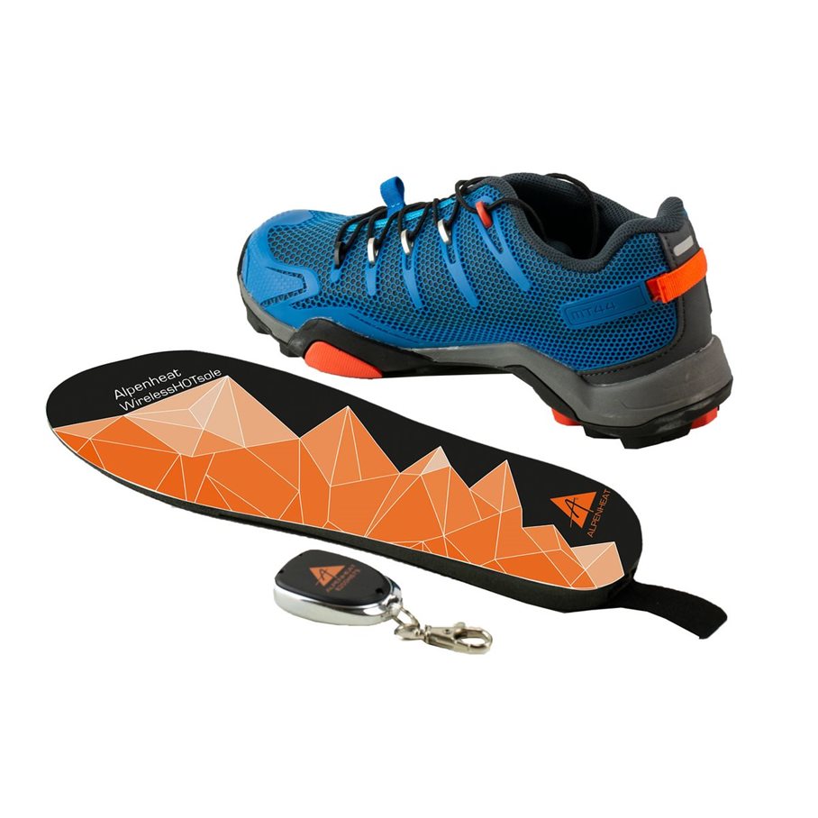 Värmesulor Trådlösa Hotsole Med Li-Polymer Batteri SVART/ORANGE / S/M